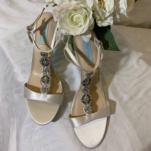 Betsey Johnson Satin Dress Sandal